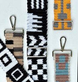 Tapestry Crossbody Strap Mosaic Crochet Fall 2025