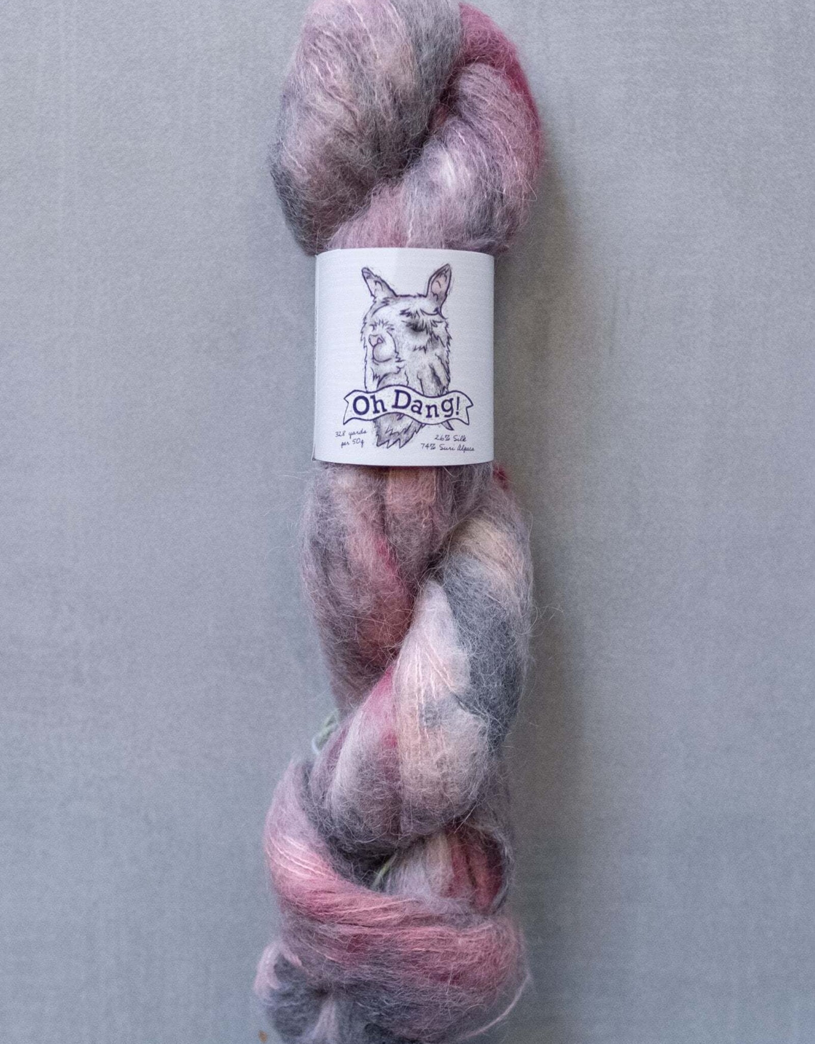 Farmer's Daughter Fibers Oh Dang Speckles walking the steel