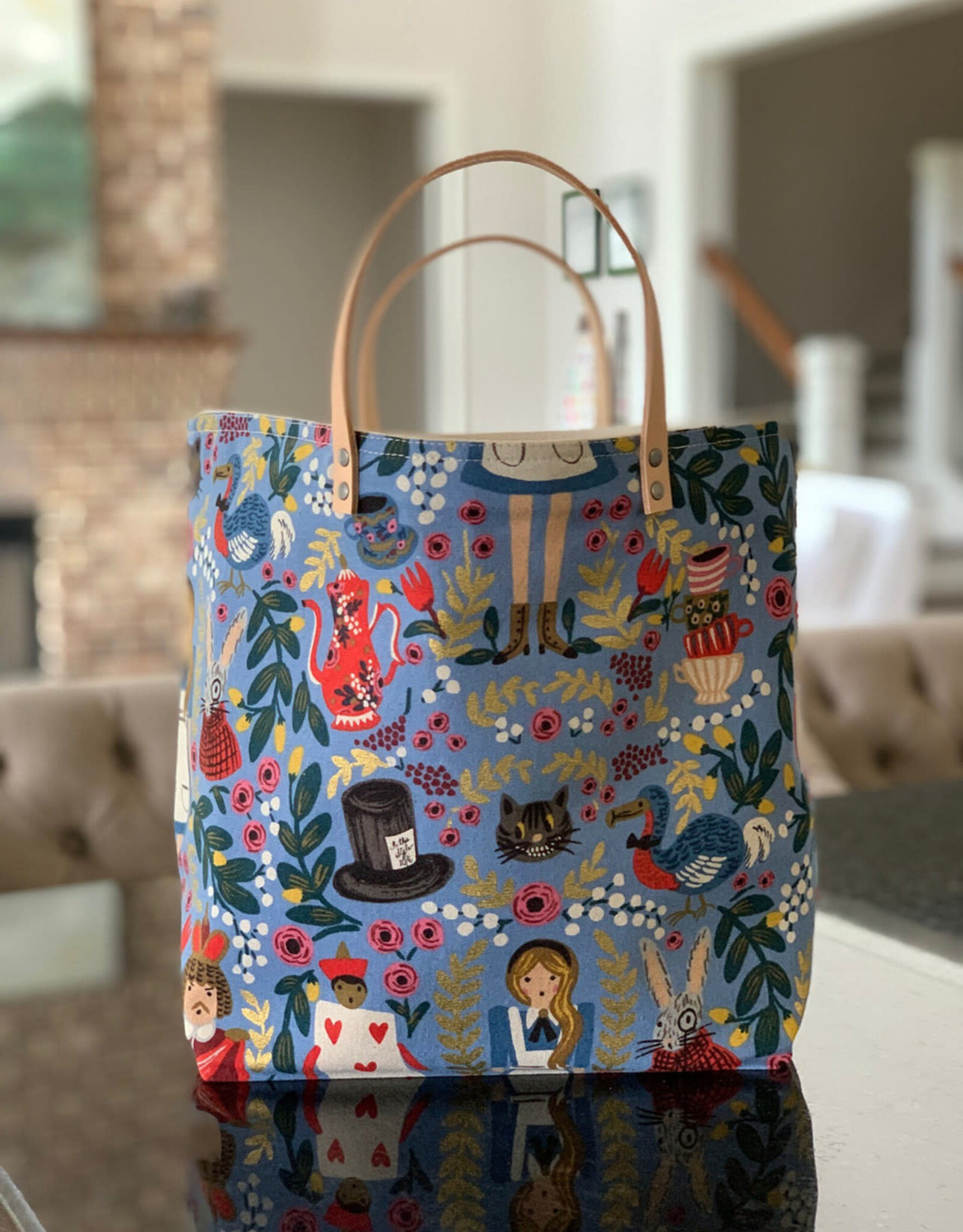 65 South Alice Sky Blue Bucket Bag