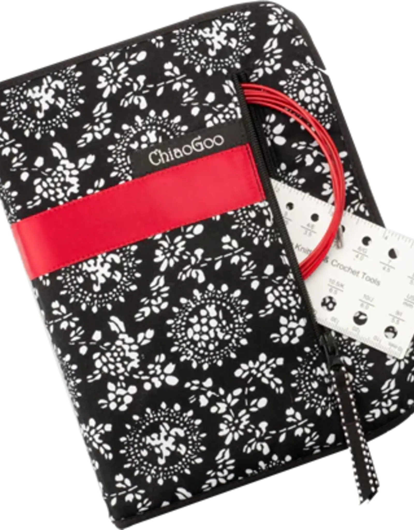 Chiao Goo Chiao Goo 4" TWIST IC Set Red Lace Complete US 2-15