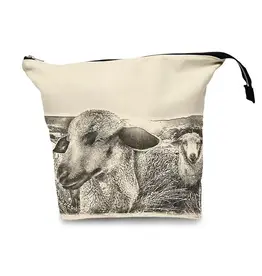 Eric & Christopher Sheep Pair Project Bag Eric & Christopher Sheep Pair Project Bag