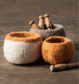 Blue Sky Hillman Felted Vessels