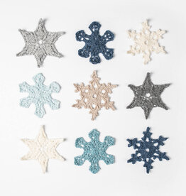 Blue Sky Holiday Frost Snowflakes