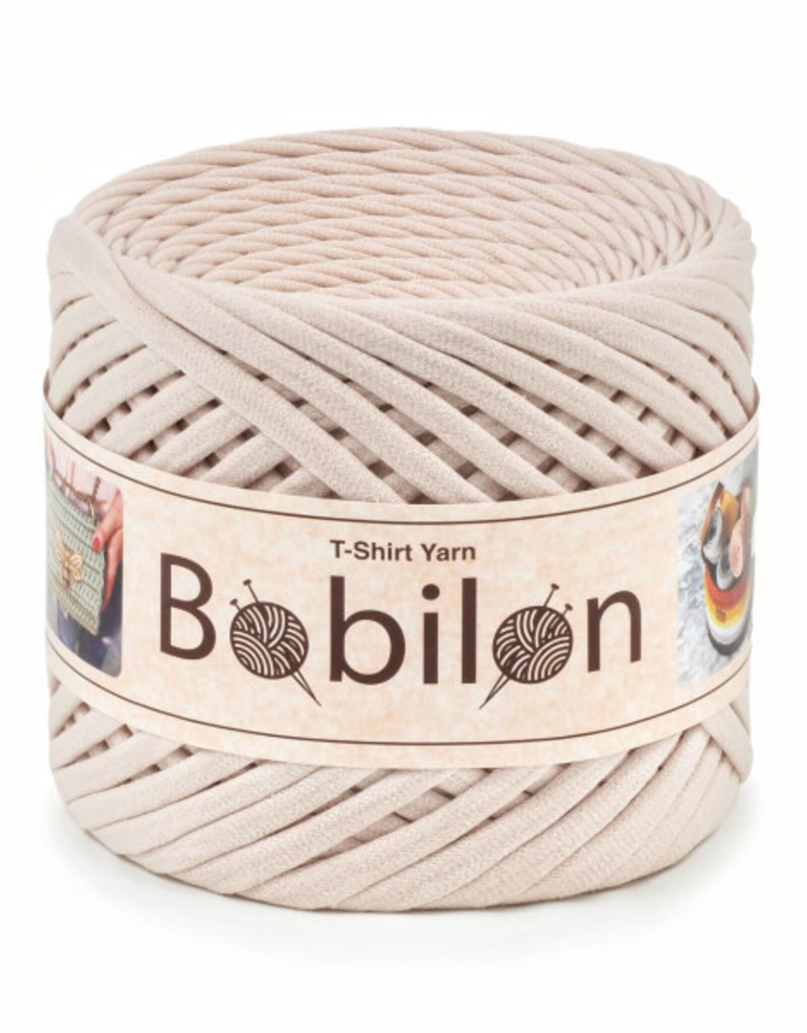 Bobilon T Shirt Yarn Mini 5-7 mm ivory