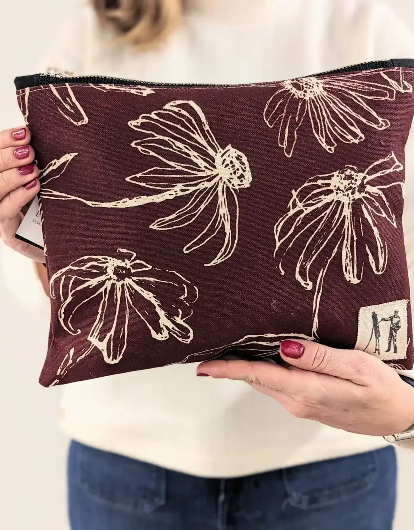 Eric & Christopher Beautiful Travel Pouch burgundy