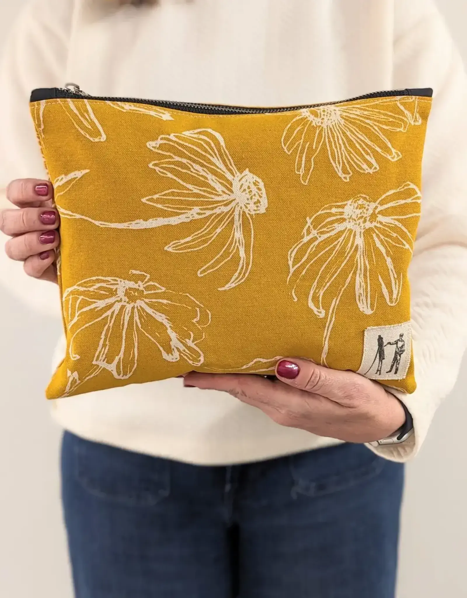 Eric & Christopher Beautiful Travel Pouch sunshine yellow