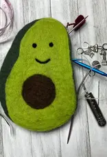frabjousfibers It's an Avocado Felt Notions Bag