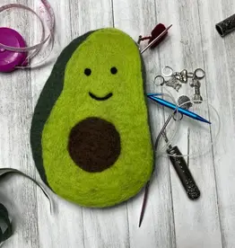 frabjousfibers It's an Avocado Felt Notions Bag