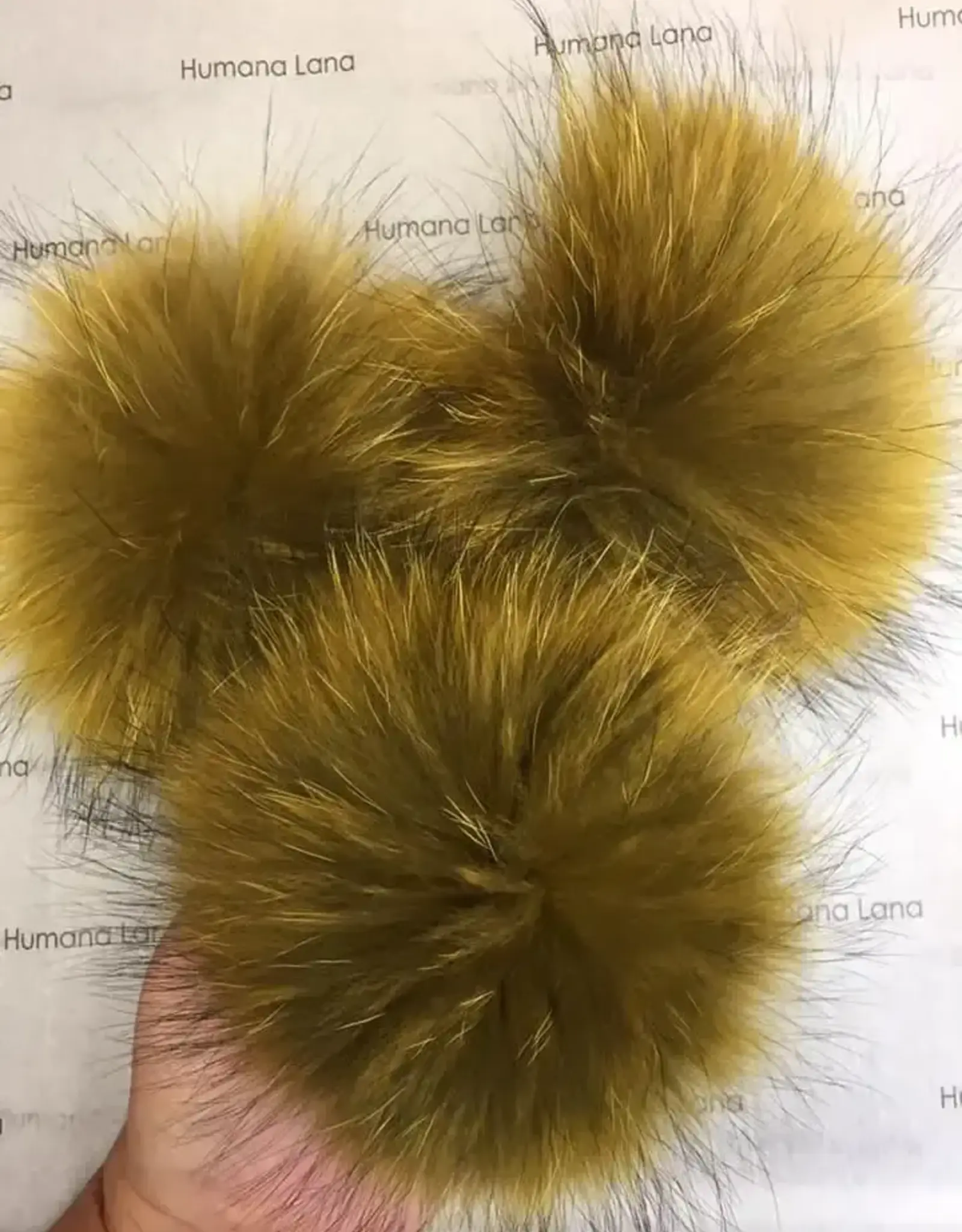 Humana Lana Racoon Fur ginger 17-18 cm