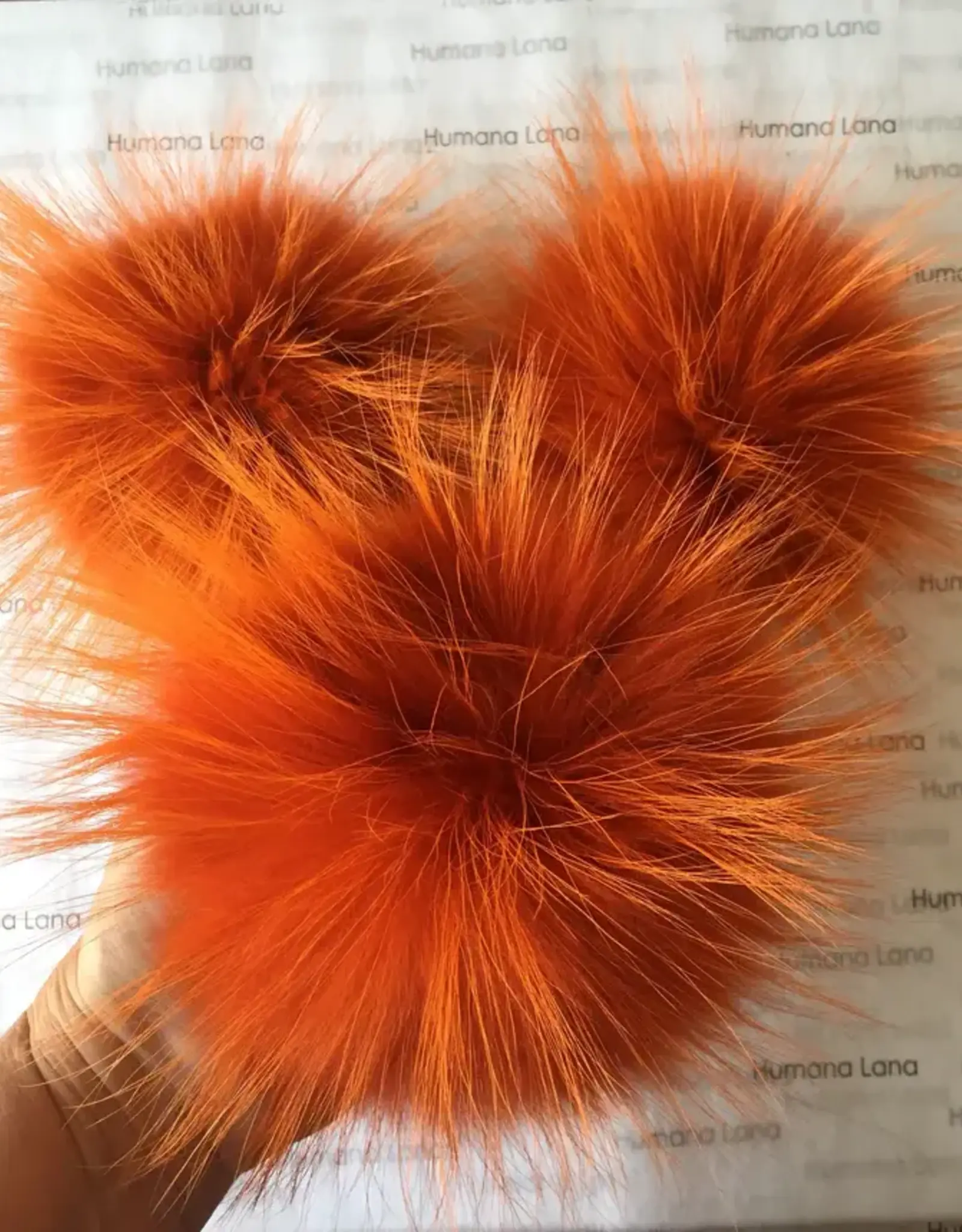 Humana Lana Racoon Fur orange 17-18 cm