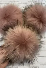 Humana Lana Racoon Fur sand rose 17-18 cm
