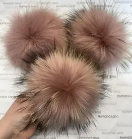 Humana Lana Racoon Fur sand rose 17-18 cm