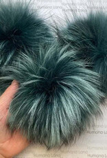 Humana Lana Racoon Fur emerald green 17-18 cm