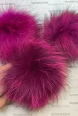 Humana Lana Racoon Fur fuschia