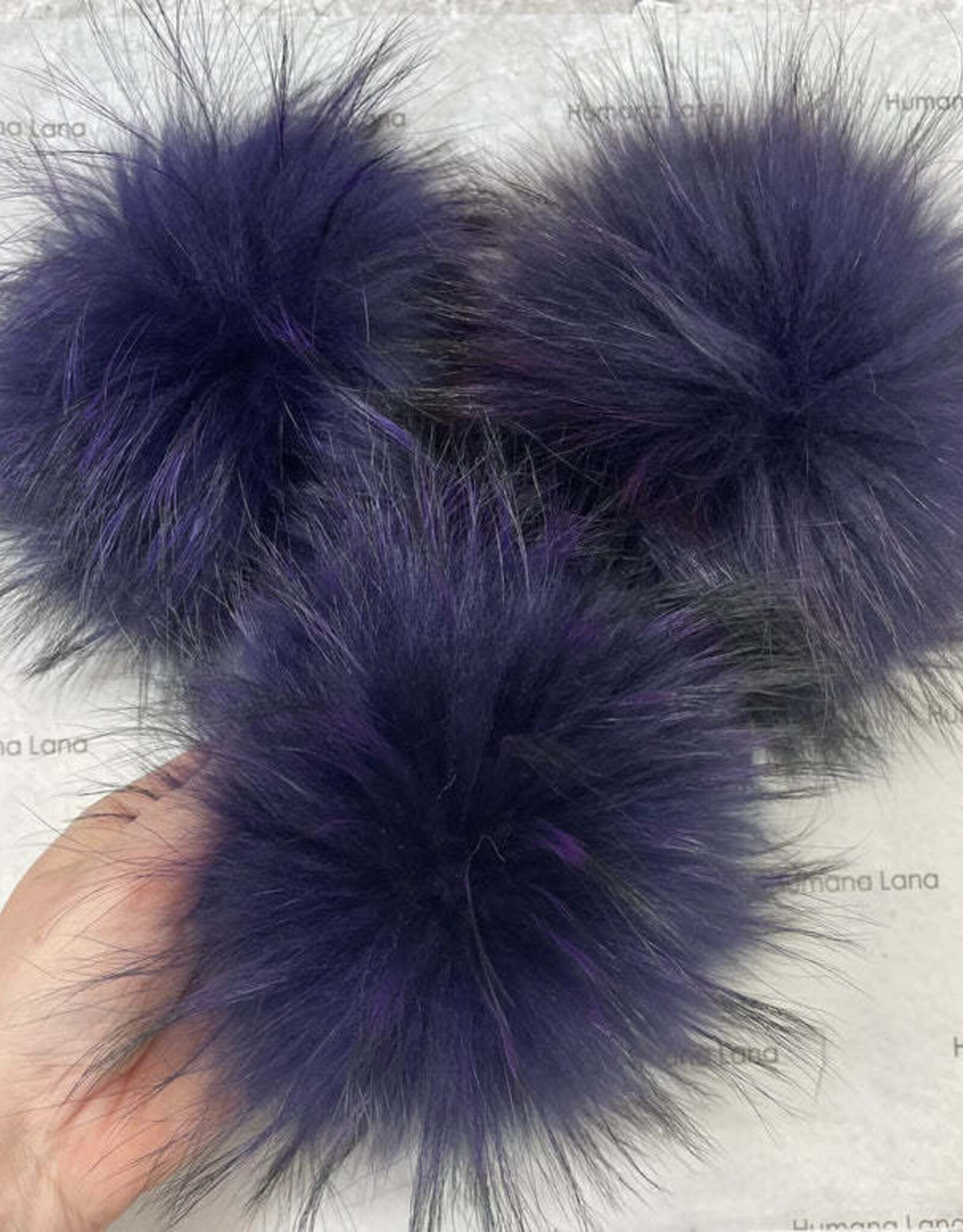 Humana Lana Racoon Fur purple 19-20 cm