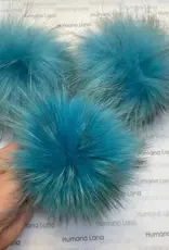 Humana Lana Racoon Fur blue green 17-18 cm