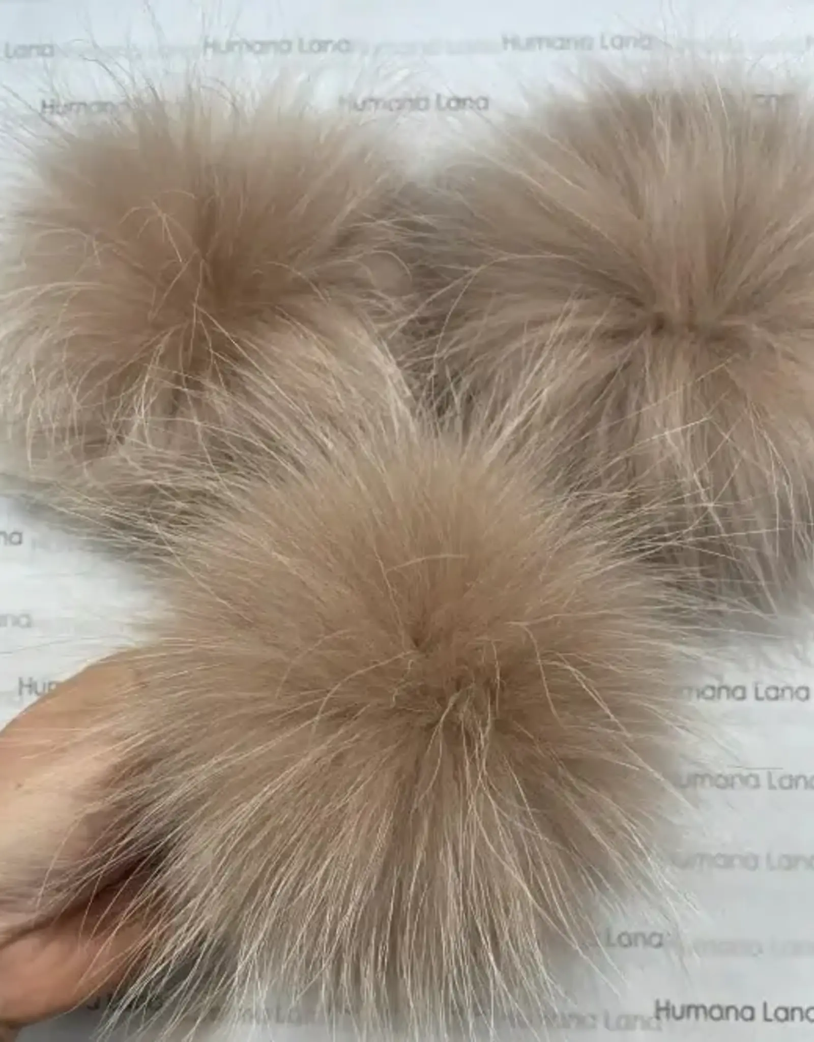 Humana Lana Racoon Fur taupe 19-20 cm