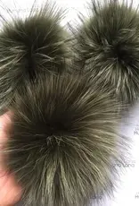 Humana Lana Racoon Fur olive 19-20 cm