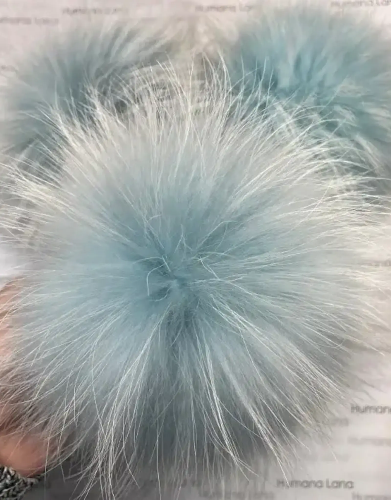 Humana Lana Racoon Fur azure blue 17-18 cm