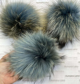Humana Lana Racoon Fur cobalt blue 17-18 cm