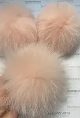 Humana Lana Fox Fur millenial pink