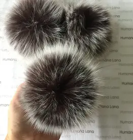 Humana Lana Fox Fur brown with white tips