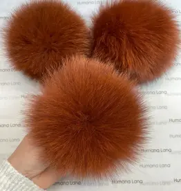 Humana Lana Fox Fur burnt orange