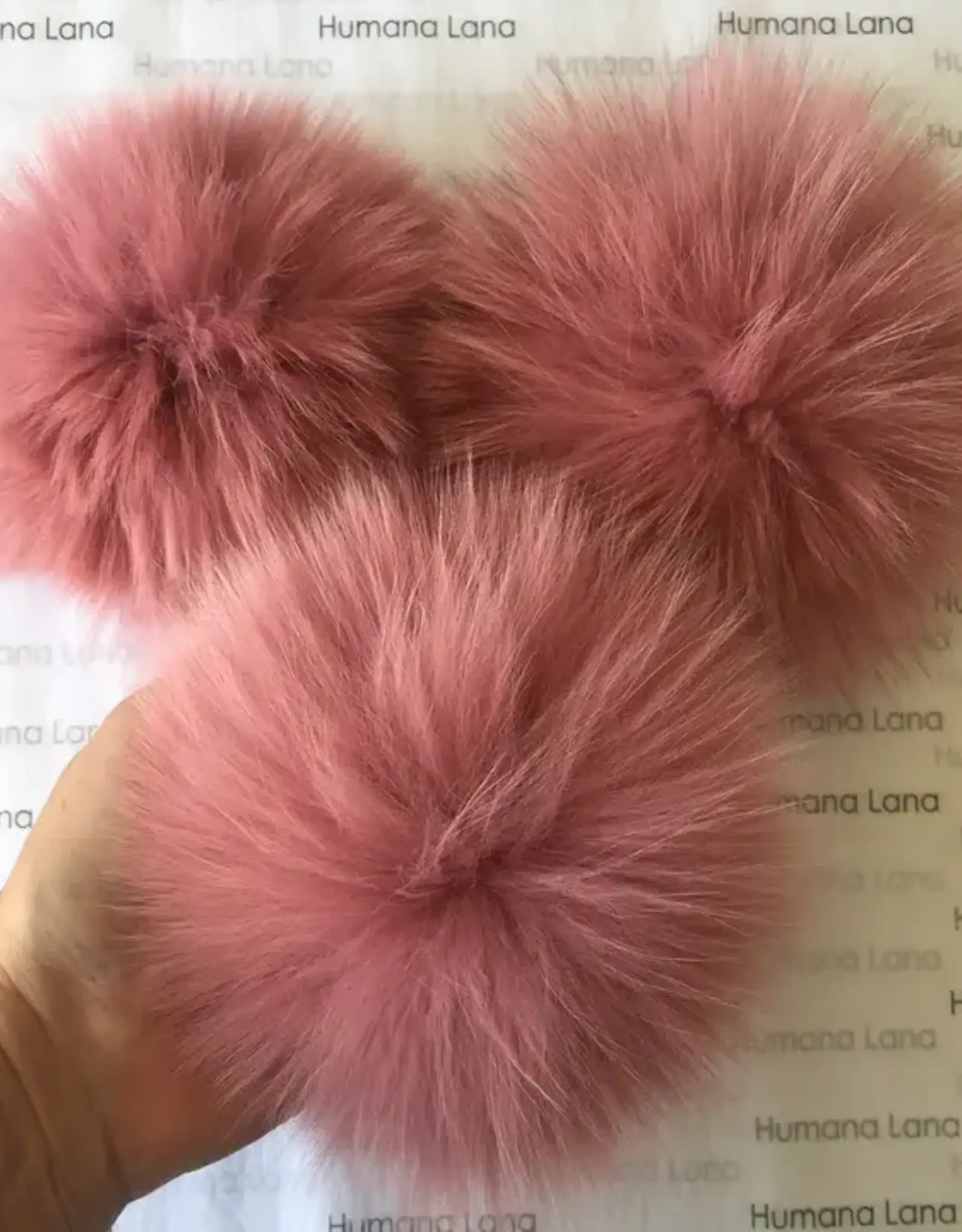 Humana Lana Fox Fur pink 13-14 cm