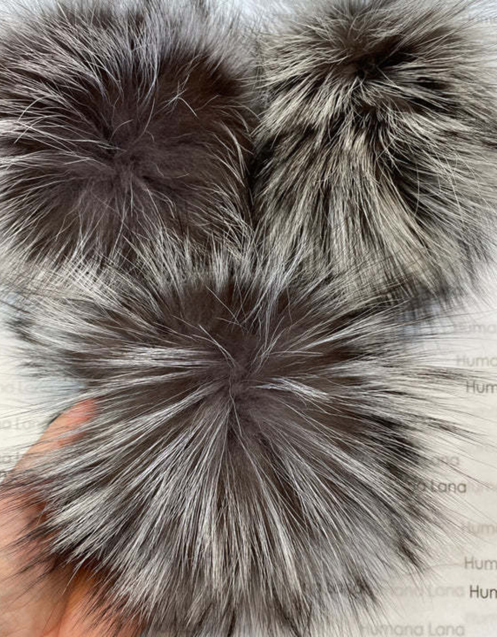 Humana Lana Fox Fur silver fox 17-18 cm