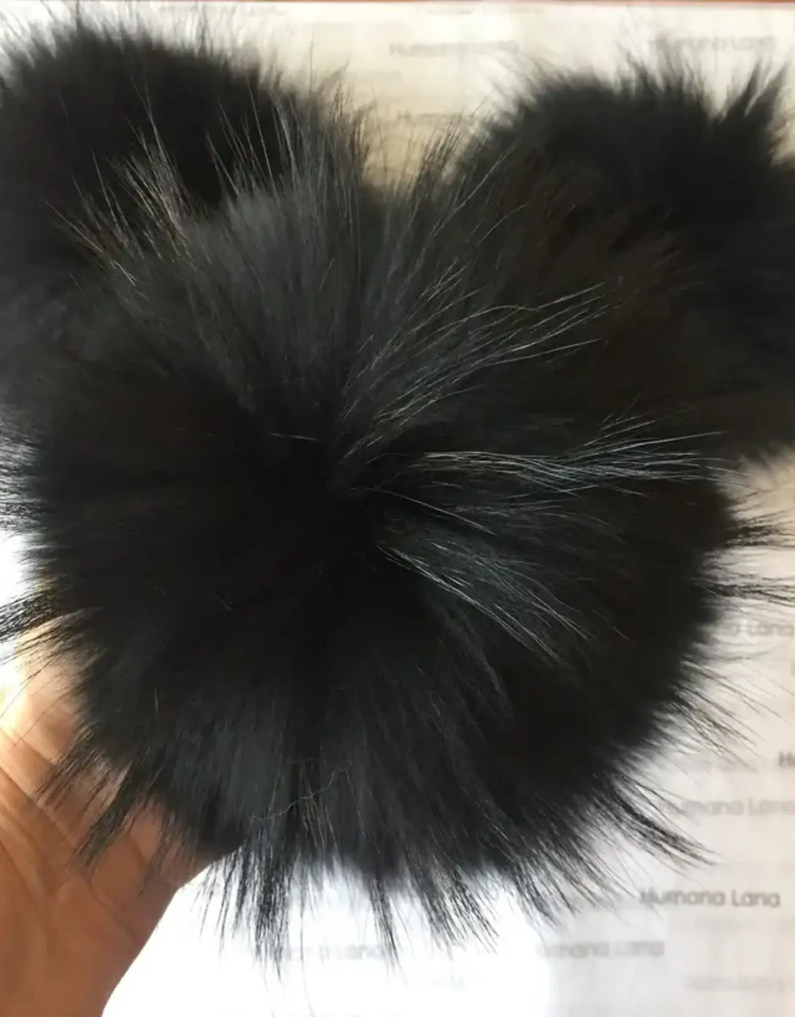 Humana Lana Racoon Fur black 17-18 cm