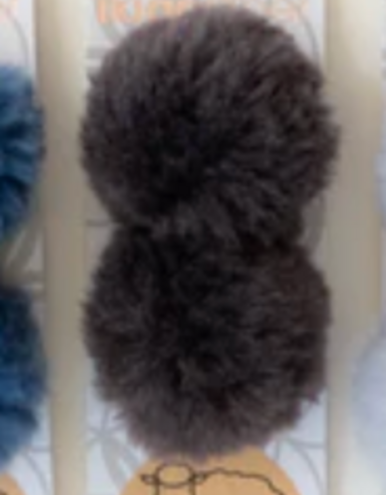 Ikigaifiber Wool Pom Pom 6 cm 2 poms per card grey