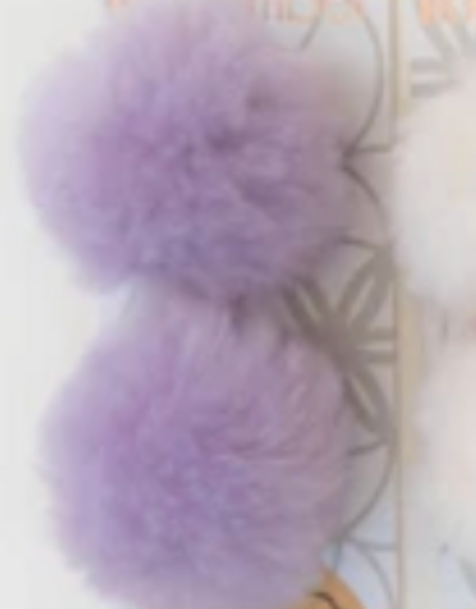 Ikigaifiber Wool Pom Pom 6 cm 2 poms per card lavender