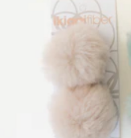 Ikigaifiber Wool Pom Pom 6 cm 2 poms per card oat