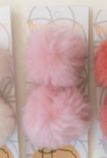 Ikigaifiber Wool Pom Pom 6 cm 2 poms per card pink