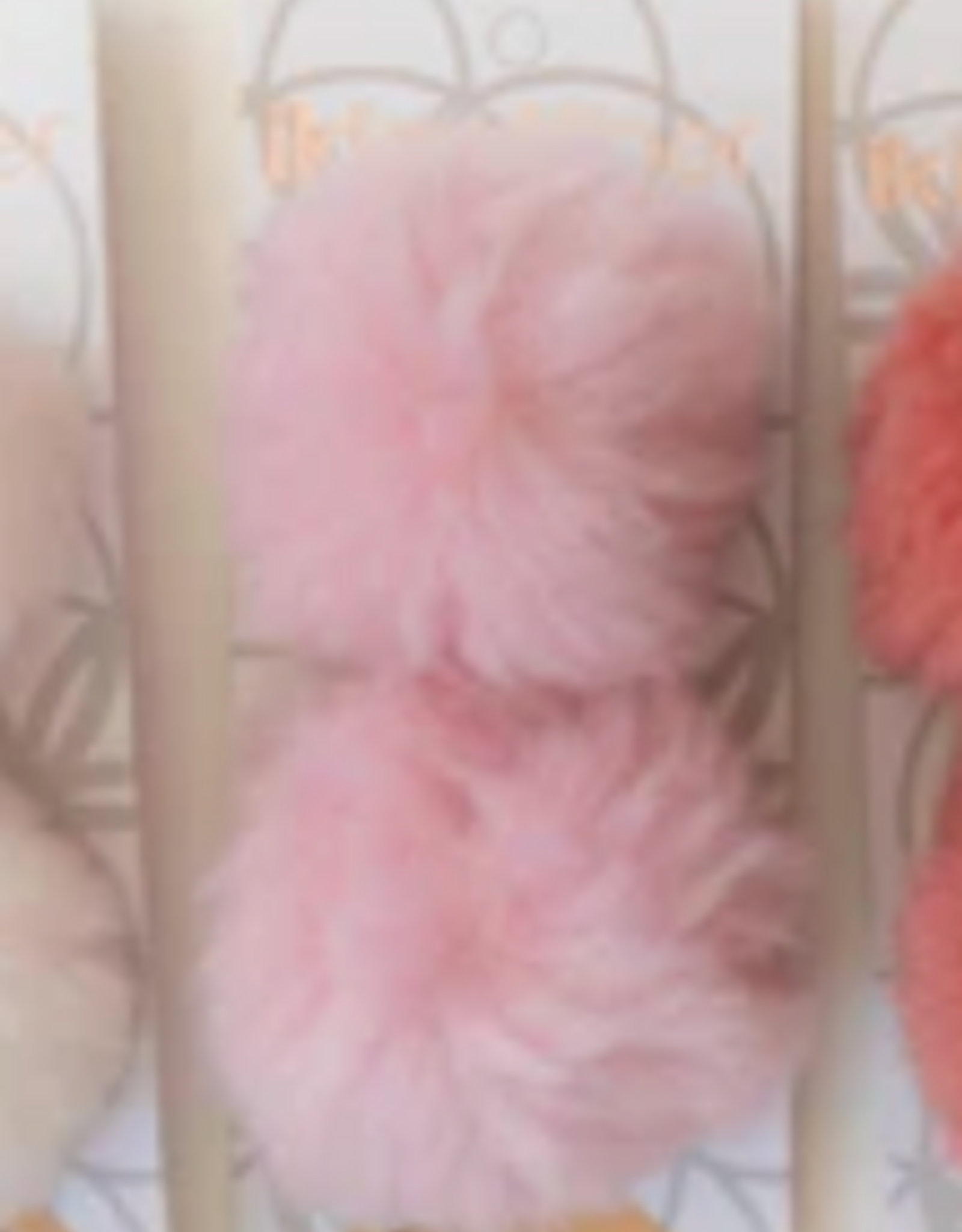Ikigaifiber Wool Pom Pom 6 cm 2 poms per card pink