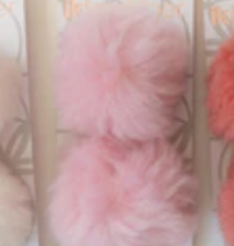 Ikigaifiber Wool Pom Pom 6 cm 2 poms per card pink