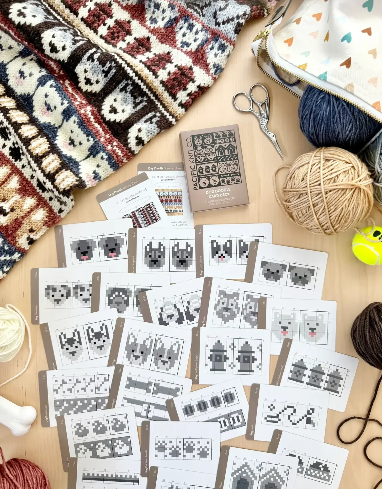 Pacific Knit Co. Dog Doodle Card Deck