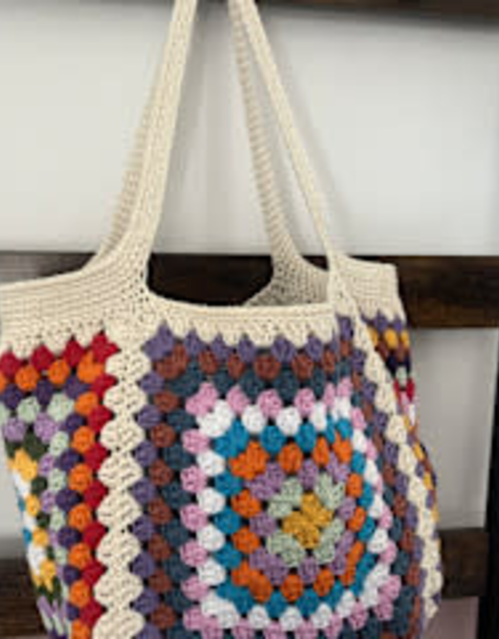 Granny Square Beach Bag Late Winter 2026
