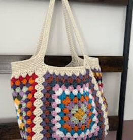 Granny Square Beach Bag Late Winter 2026