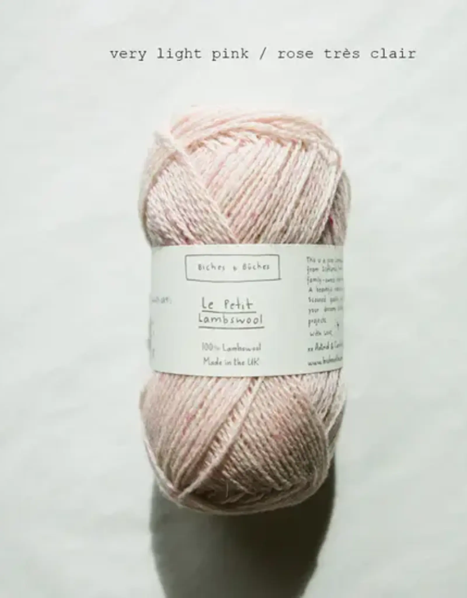Biches & Buches Le Petit Lambswool very light pink