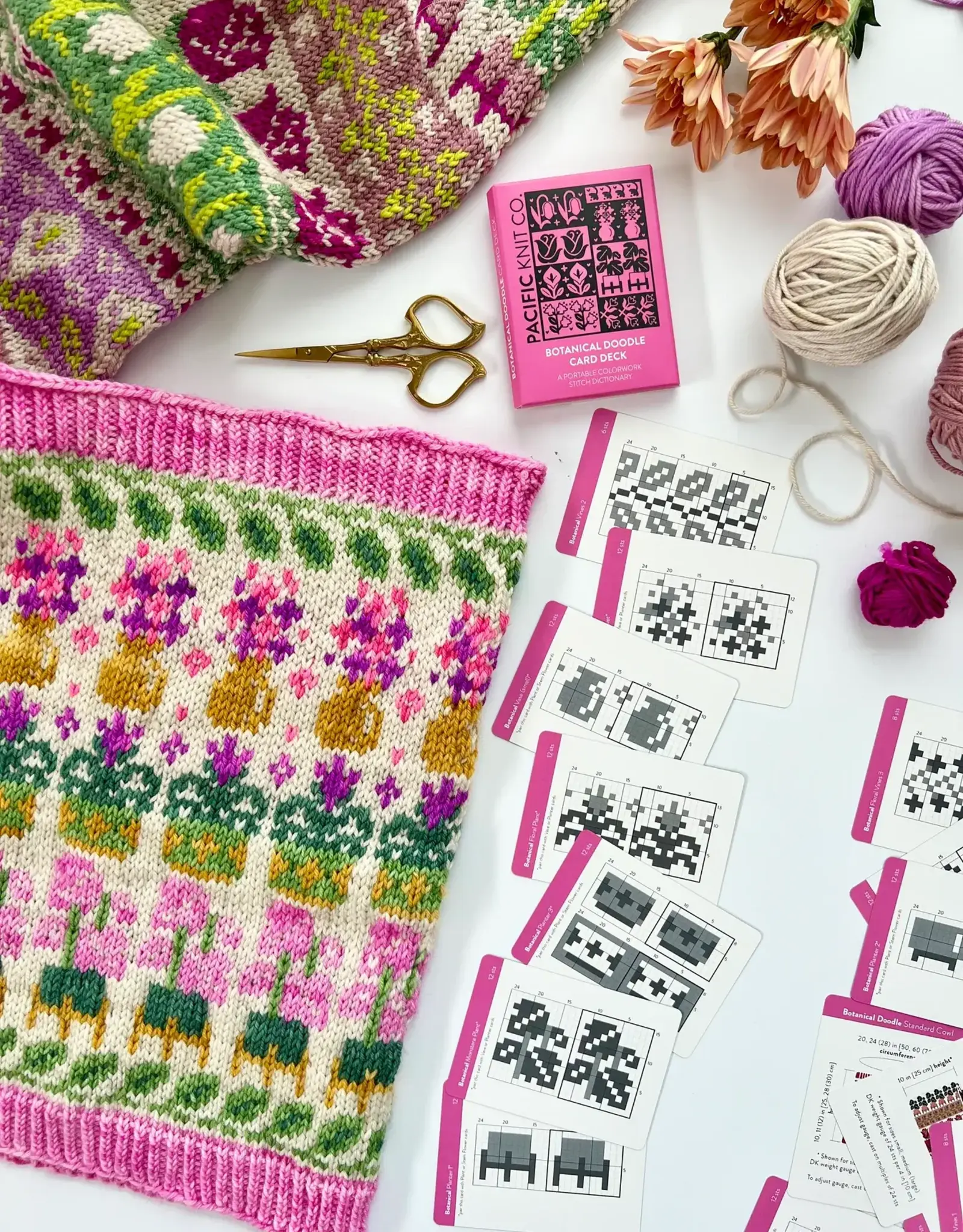 Pacific Knit Co. Botanical Doodle Card Deck