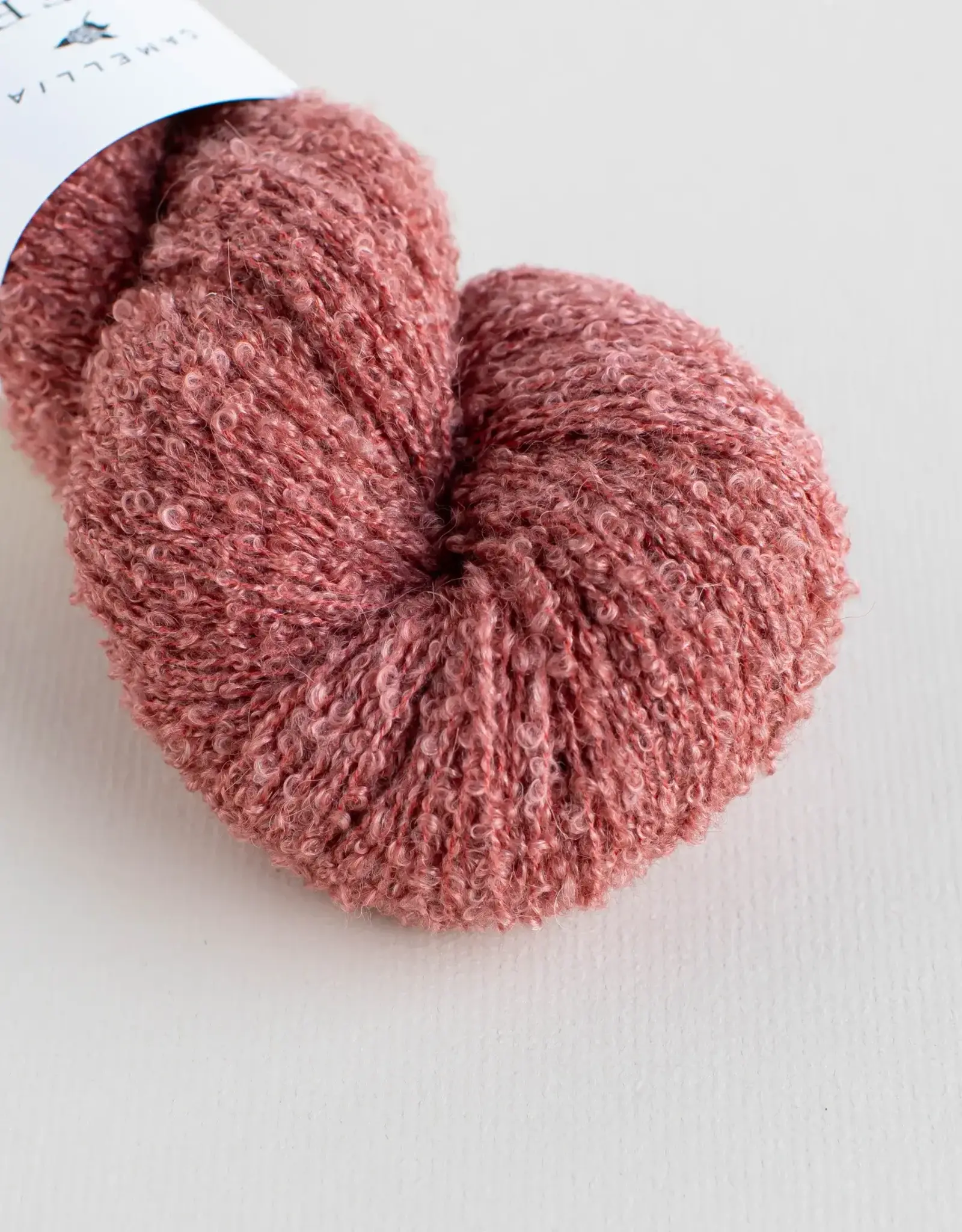 Camellia Fiber Company CFC Boucle Fingering garden rose