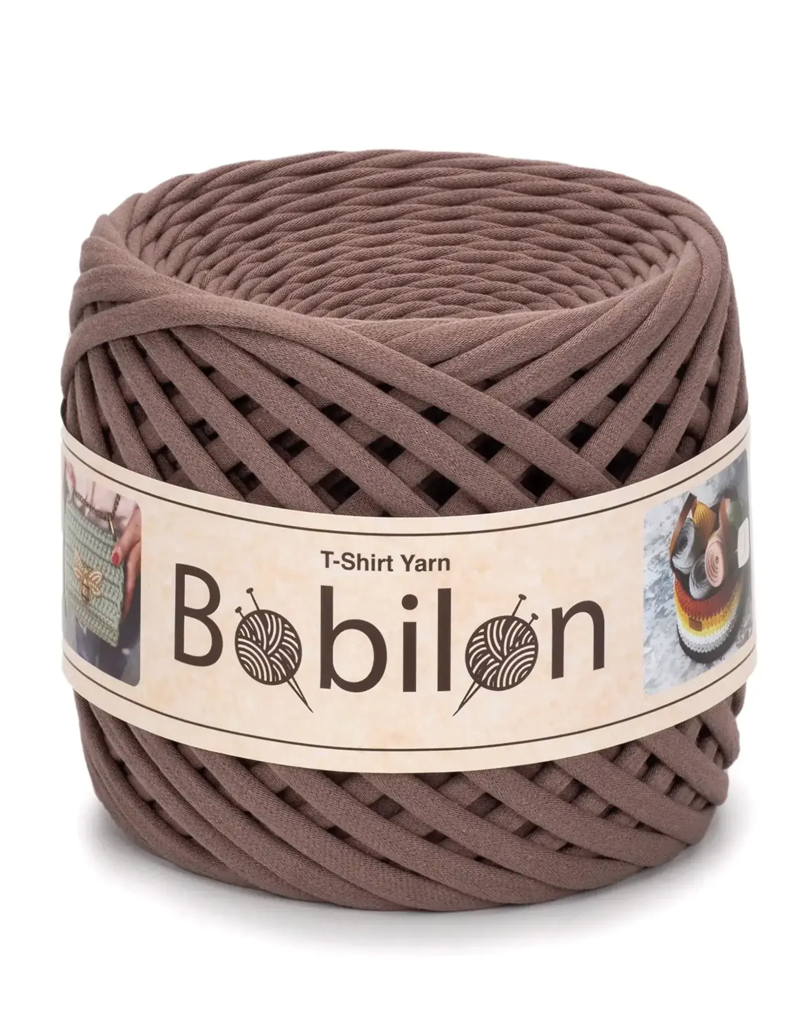 Bobilon T Shirt Yarn Mini 5-7 mm cocoa