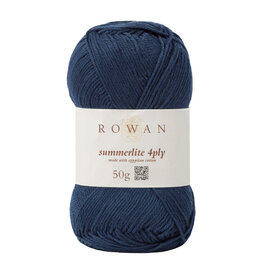 Rowan Summerlite 4 ply navy ink