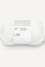 Sandnes Garn Line 1001 true white