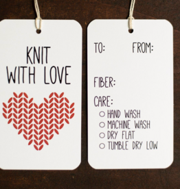 Camp Stitchwood Knit With Love gift tags