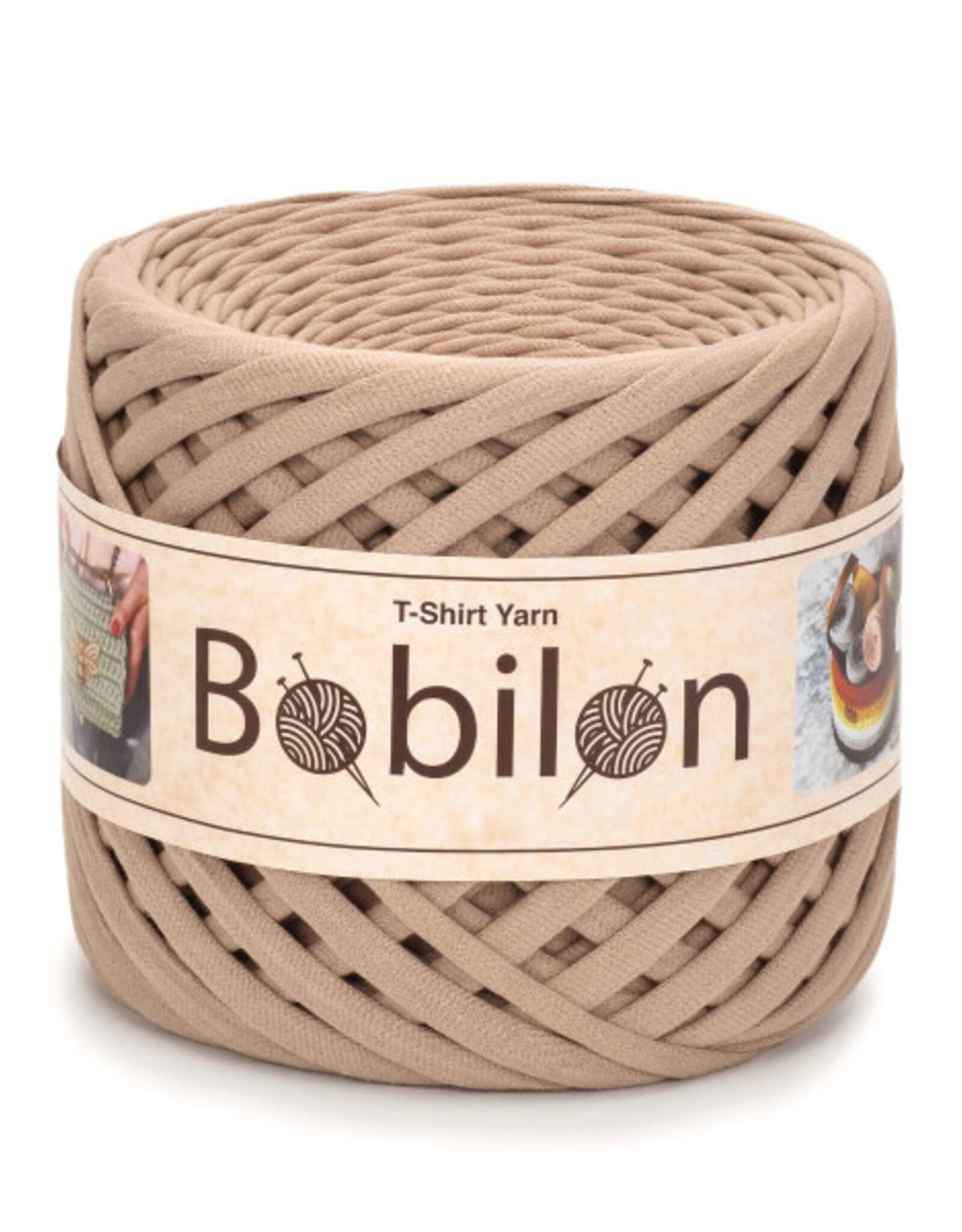Bobilon T Shirt Yarn Mini 5-7 mm caramel