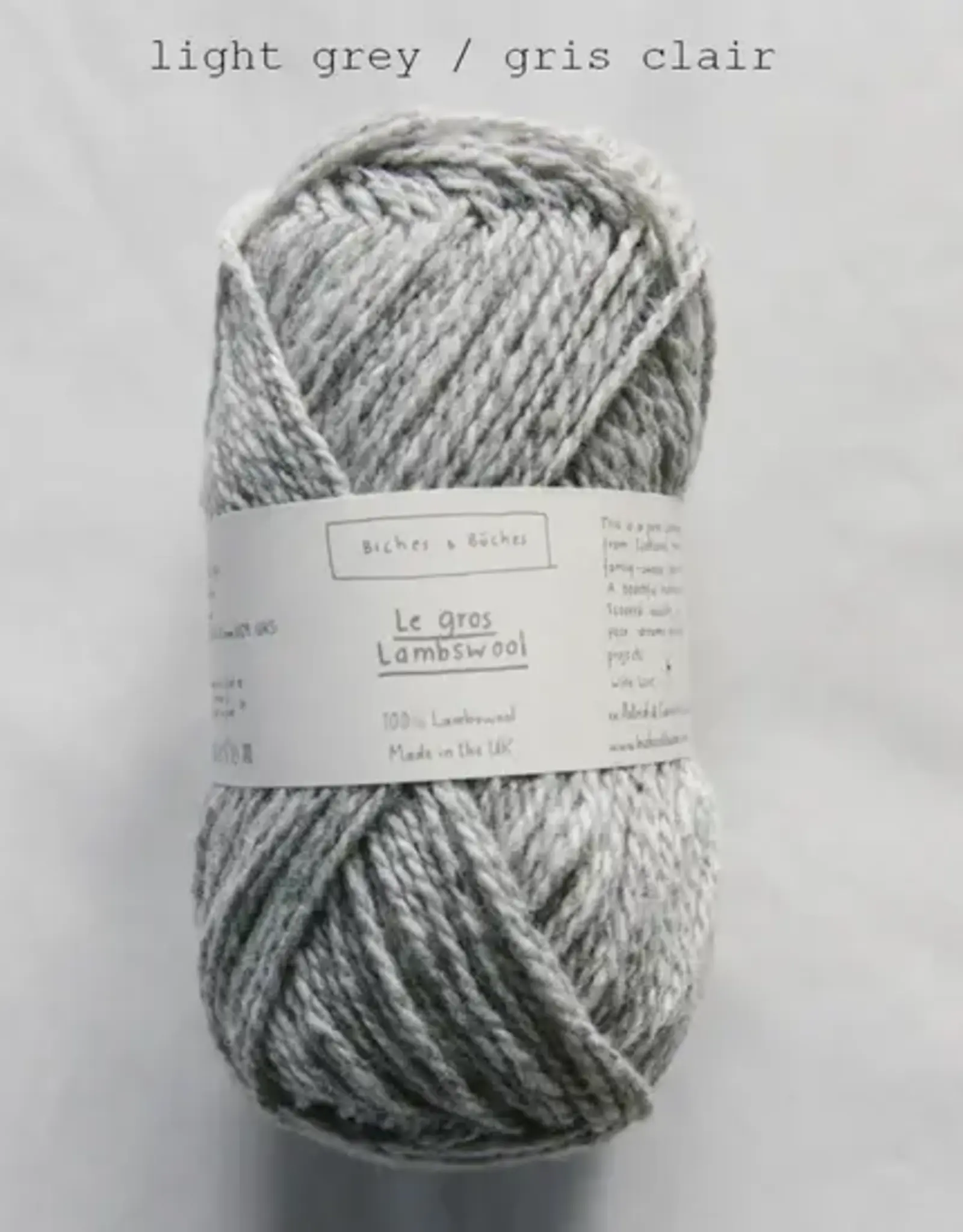 Biches & Buches Le Gros Lambswool light grey