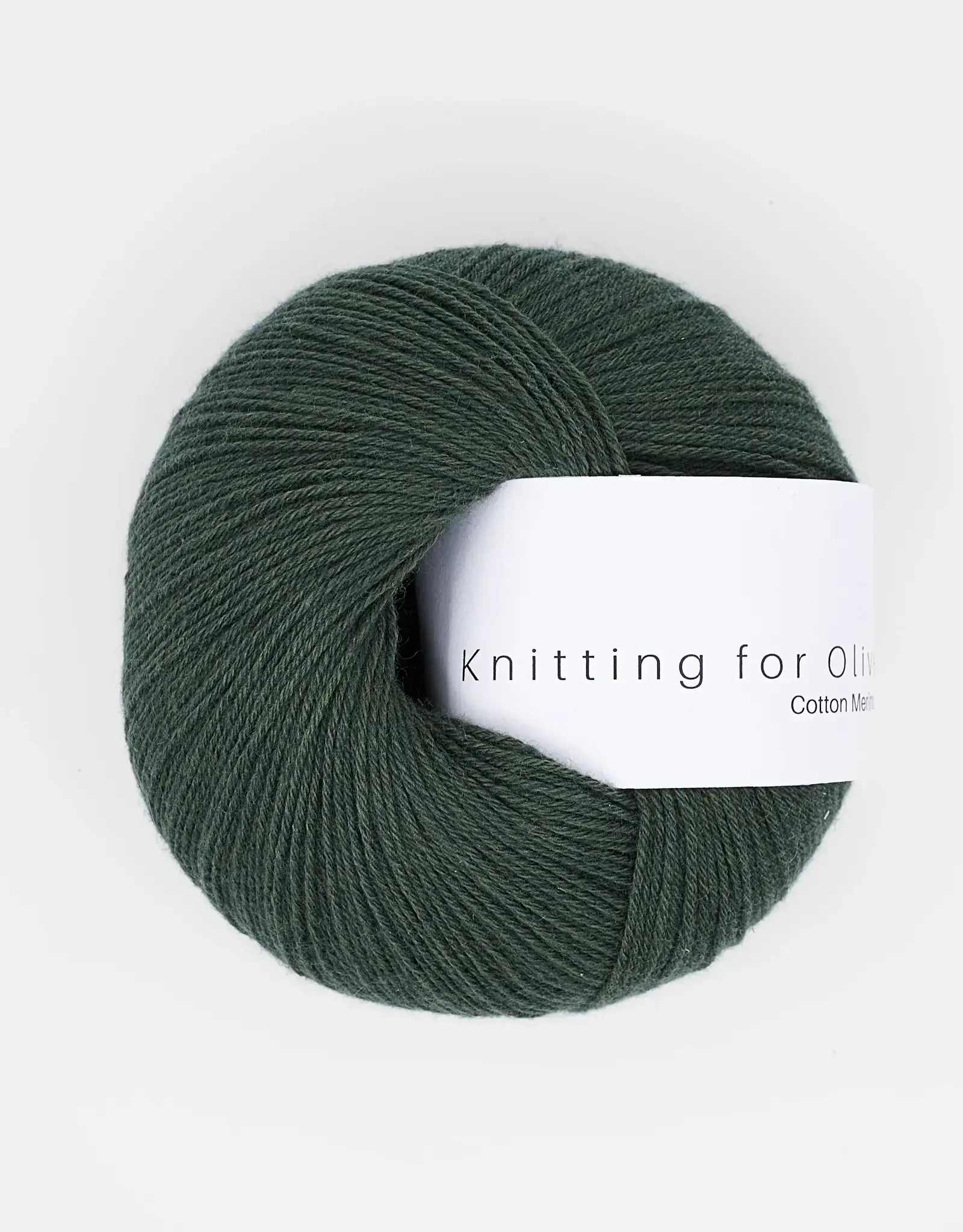 Knitting for Olive Cotton Merino bottle green