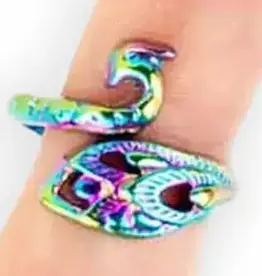 Twice Sheared Sheep Rainbow Peacock Tensioning Ring